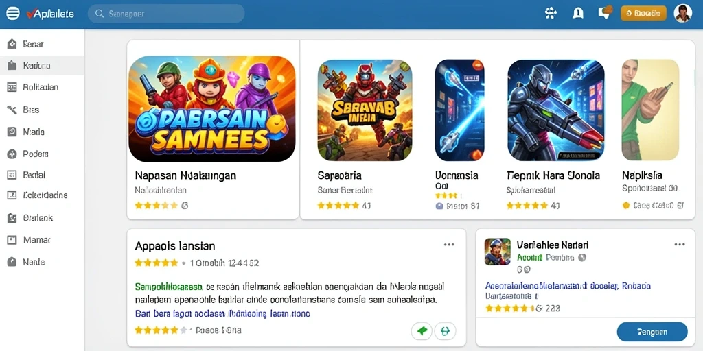Tampilan antarmuka aplikasi yang menarik dan mudah dinavigasi.