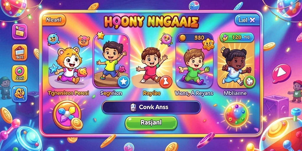 Tampilan awal yang menarik untuk memulai petualangan.