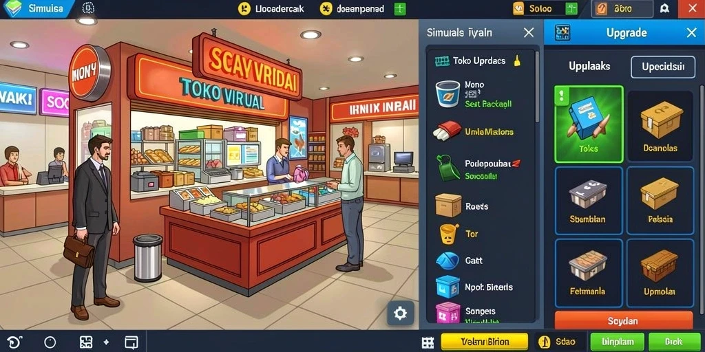 Tampilan antarmuka yang menarik dan user-friendly.