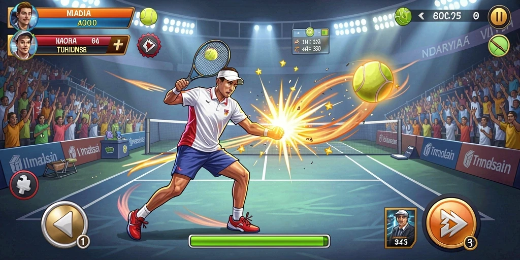 Visual memukau dari karakter utama dalam game.