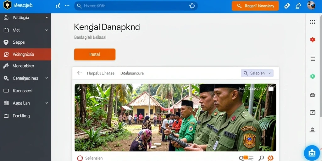 Tampilan antarmuka pengguna yang menarik.