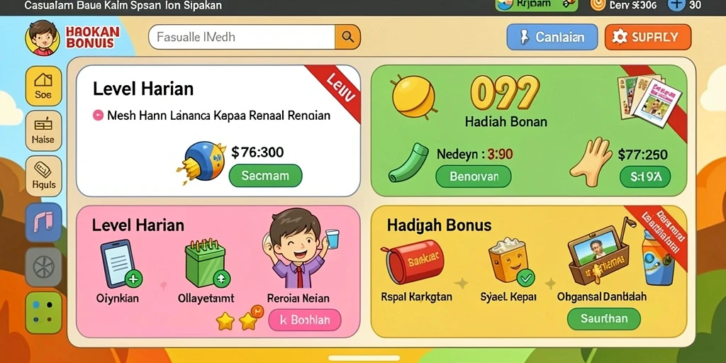 Menampilkan grafis menakjubkan dari dunia game.