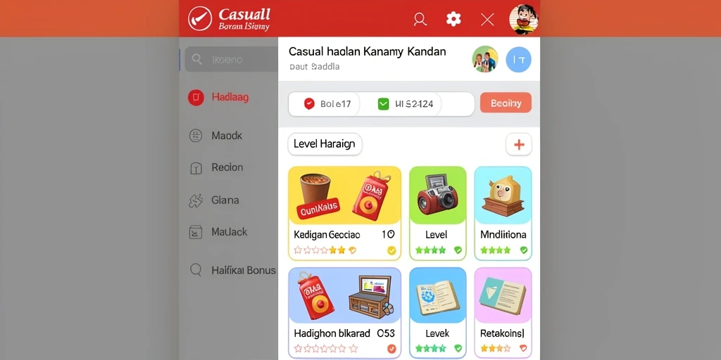 Tampilan antarmuka yang user-friendly dan menarik.