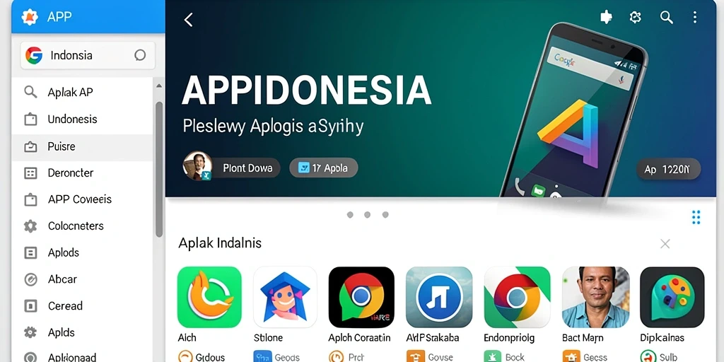 Tampilan utama yang menarik dengan menu navigasi yang mudah.