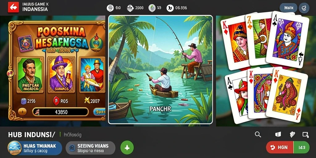 Tampilan awal menu yang menarik dan interaktif.